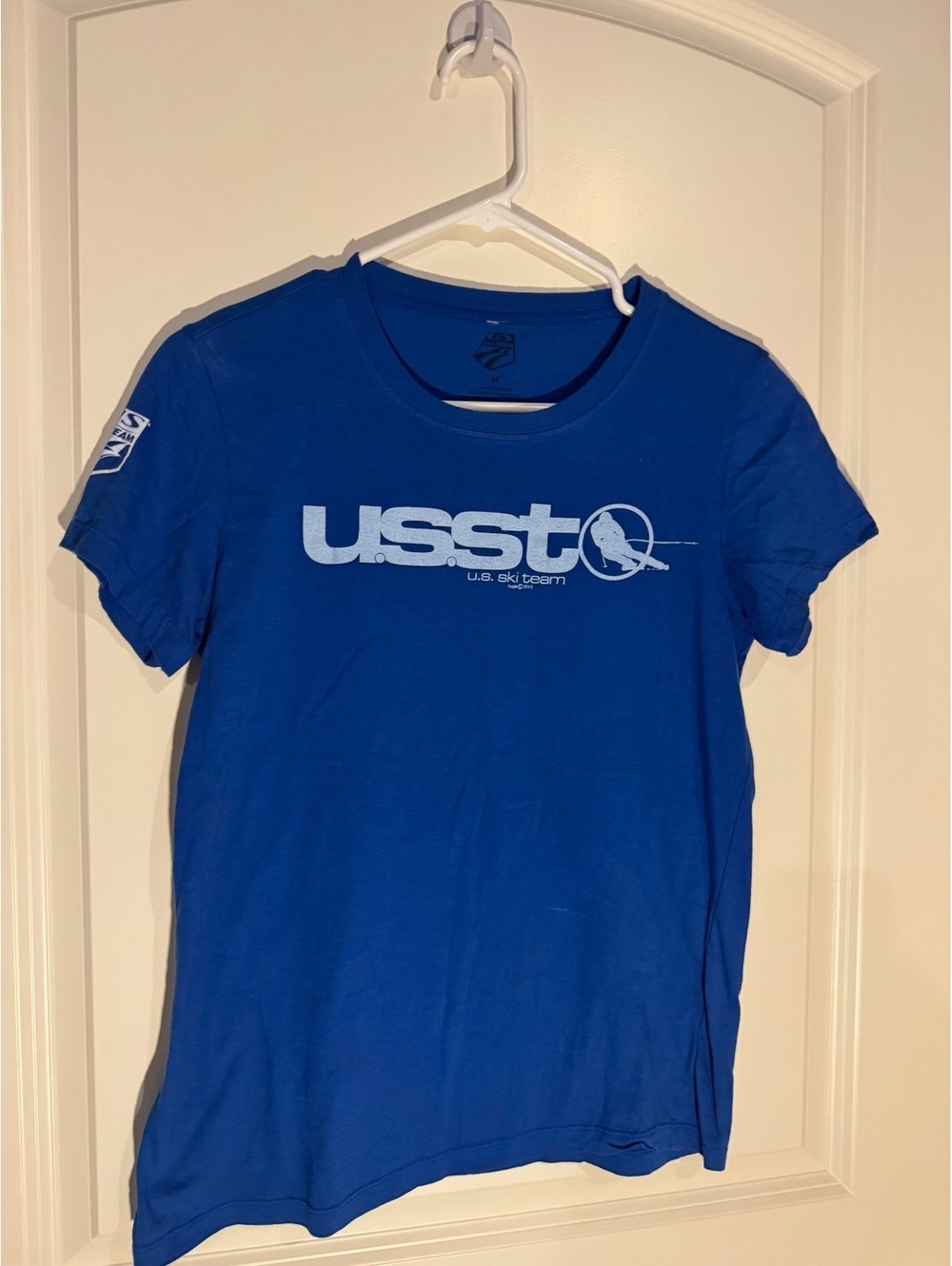 US Ski Team Blue Graphic T-Shirt Medium